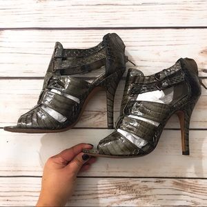 Brand New - Isola - Military Colored strappy heels